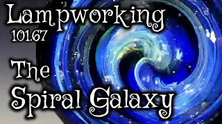 Lampworking / Flameworking - 101.67 - Spiral Galaxy Vortex Pendant - 104 demo