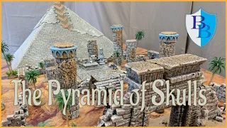 How to Build an Egyptian Pyramid and Desert Scatter Terrain for D&D