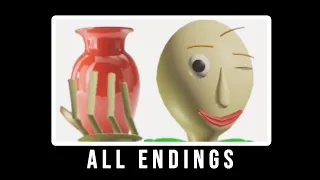 Baldi's New Vase [All Endings]