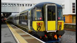SWR Class 442s Back In Service At Havant , Portsmouth & Southsea/Harbour - Monday 6th January 2020