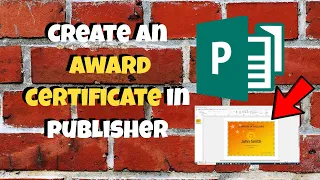 How to Create a Powerful Award Certificate in Publisher (school or work)