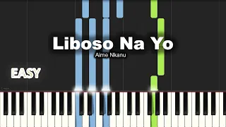 Aime Nkanu - Liboso Na Yo | EASY PIANO TUTORIAL BY Extreme Midi