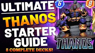 The ULTIMATE THANOS STARTER GUIDE! 8 Decks to try with Thanos in Marvel Snap!