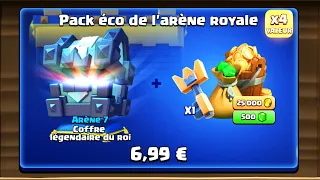 J'ACHÈTE TOUTES LES OFFRES! JE RECOMMENCE CLASH ROYALE en 2022 (NOUVEAU COMPTE, PACK OPENING)