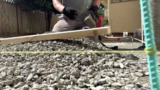 How to level the ground for BASE PREP for Pavers! The Perfect Patio series Part 2: Base Prep