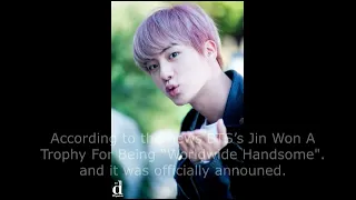 Most Handsome Jin won