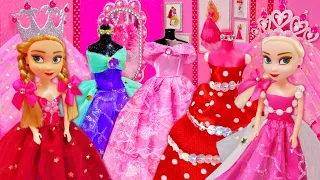 15 DIY Barbie Dresses ~ Barbie Dress up ~ Mini Makeup and more!