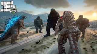 Godzilla and Kong Team vs Godzilla Earth - GTA V Mods