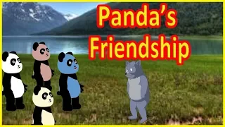 Panda's Friendship | Panchatantra Moral Stories for Kids in English | Chiku TV English