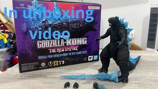 Sh.MonsterArts Godzilla x Kong the new empire unboxing. Godzilla