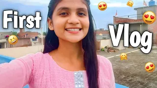 The Secret Behind My First Vlog 💓favnainaviral ||my first vlog today my first vlog viral