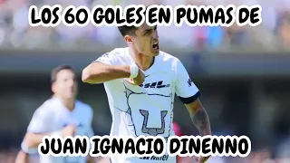 Los 60 goles de Juan Ignacio Dinenno en Pumas.