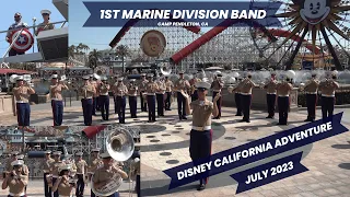 1st Marine Division Band - Disney California Adventure - July 2023