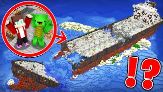 JJ And Mikey SURVIVE 100 DAYS On An Island After A Shipwreck In Minecraft Maizen Mizen Mazien Parody