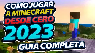 COMO JUGAR A MINECRAFT DESDE CERO 2023 (Desde como craftear a derrotar al dragón)