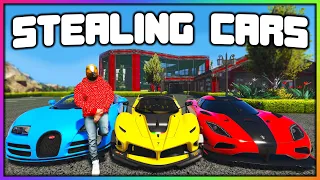 GTA 5 Roleplay - STEALING EVERY CAR FROM REDLINE | RedlineRP