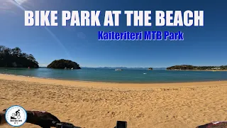 Bike park at the beach. Kaiteriteri New Zealand.