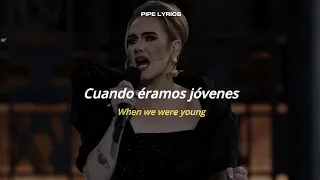 Adele - When We Were Young | Traducida al Español/Lyrics + Video | One Night Only