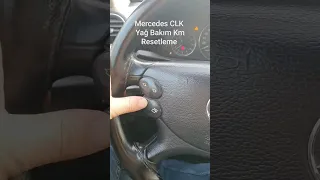 Mercedes Clk 3200 W209 kasa yag bakim km resetleme.