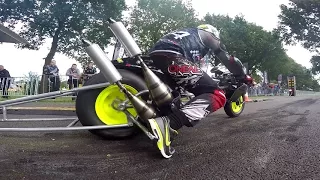 Scooter dragrace world record 150 meter 5,43 second run! 2017 ( Netto 5.211 )