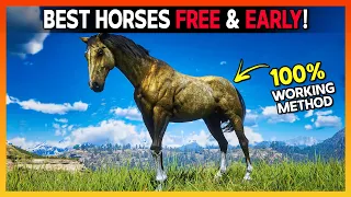 How to get Gold Turkoman BEST Horse FREE and EARLY - RDR2 Rare & Special Horse Guide