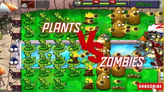 Plants vs zombies 🧟‍♀️ part 4 fog 🌫️ mood 😱😨😰 using my new strategy