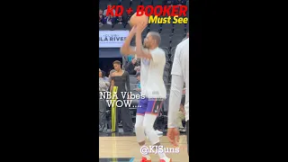 KD Kevin Durant + Devin Booker Ready Debut Must see Suns Don't Play Them in HORSE Vibe #nba #new