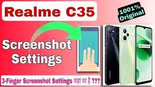 Realme C35 Screenshot Settings | how to take screenshots in realme c35  #realmec35