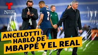 Carlo Ancelotti habló del rechazo de Mbappé al Real Madrid | Telemundo Deportes