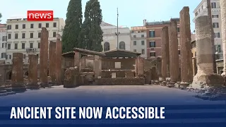 Site of Julius Caesar's assassination is accessible for first time in over 2000 years