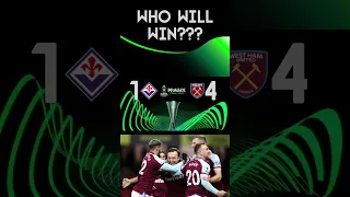 Europa Conference League Final!!! Fiorentina vs West Ham - press pause to find out the score🤯😱🤯