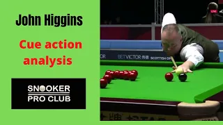 John Higgins Cue action analysis