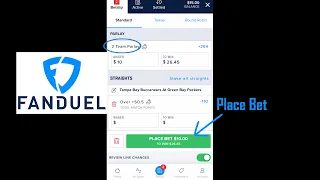 How to place a PARLAY bet on the FanDuel Sports Book App | 2021 - UPDATED VIDEO LINK IN DESCRIPTION