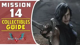 Location of All Collectibles in Mission 14 - Blue & Purple Orb Fragments | DMC 5