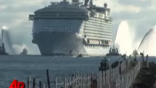 Raw Video: World's Largest Cruise Ship