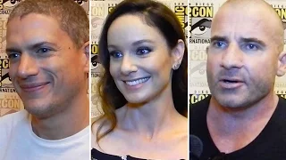 Wentworth Miller, Sarah Wayne Callies, Dominic Purcell Talk Prison Break Sequel