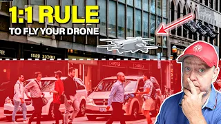 Use the 1:1 rule to LEGALLY fly DJI Mavic 3 Pro near uninvolved people ⚠️ EASA/EU Drone Rules ⚠️