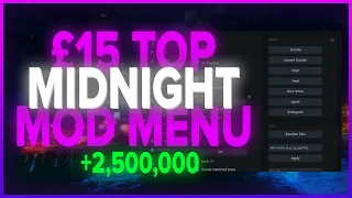 [£15] MIDNIGHT Mod Menu | Unlimited MONEY + RP | GTA V| Colto.cc