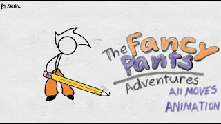 Fancy Pants Adventures (All basic moves) Animation