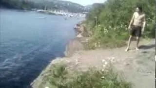 Cliffdiving in Bygdøy, Oslo