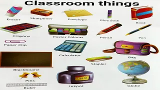 Classroom Objects in English | Name the classroom things | Classroom Objects | Classroom Things |