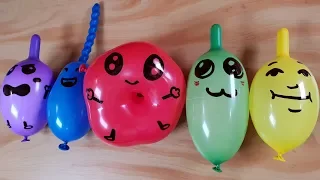 Making Crunchy Slime with Funny balloons  #6 -Satisfying Slime video