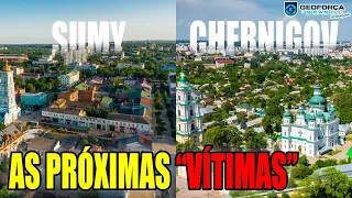 Sumy e Chernigov: AS PRÓXIMAS V1T1M4S | F16 - A F4RS4 da VIRADA ucraniana | Live Geoforça