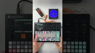 I'm having a lot of fun creating patterns and synth sounds with the captivating Polyend Play 🎶