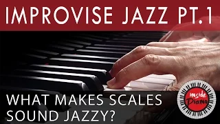 How to improvise Jazz Piano. Part 1. The Bebop Scale.