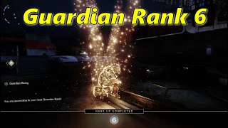 Destiny 2 : Completing Guardian Rank 6 in  Season of the Witch