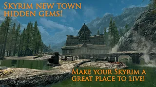 Skyrim New Town Mod Hidden Gems!