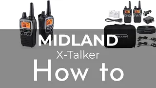 Midland X Talker Instructional Walk Though Radio Programming and use