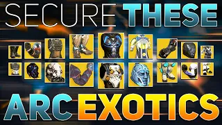 Every Possible Arc 3.0 Exotic (Lock These in) | Destiny 2 Season of the Haunted