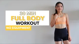 30 MIN FULL BODY WORKOUT (Abs, Butt, Thighs, Arms, Back) | No Equipment ~ Jacey Yaw